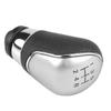 Car Gr   Knob Hd, ABS Plastic Black Silver 5 Speed   Knob for  Mk7 2008-2013