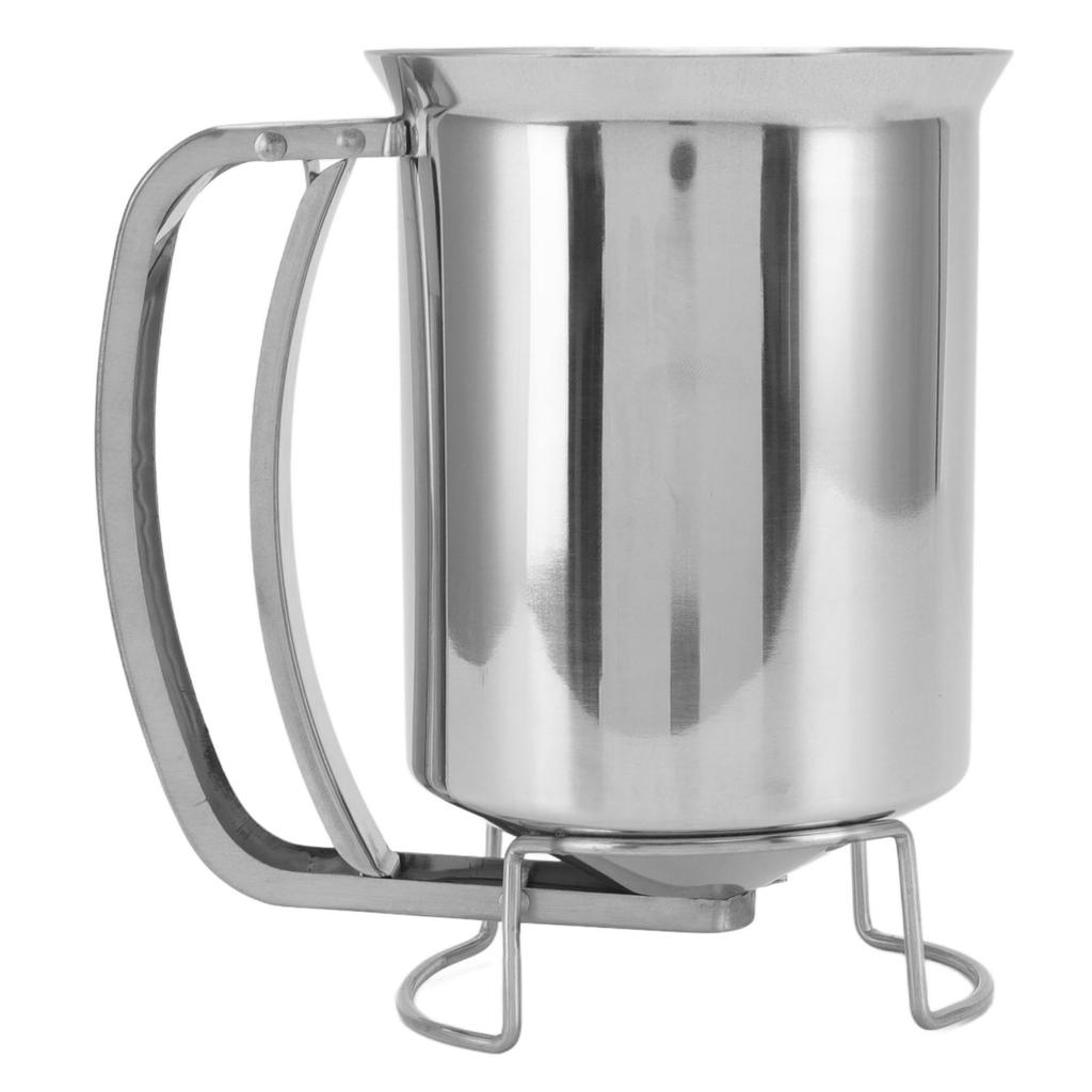 Ręczny dozownik do ciasta na naleśniki ze stali nierdzewnej do pieczenia babeczek, muffinów