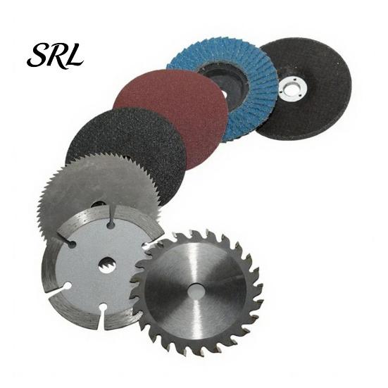 Home Renovation Cutting Tools 7Pcs 3-inch Angle Grinder Disc Set for Metal Wood Tile, Resin/Steel Grinding Thin Plate Cutter Wheel with 10mm