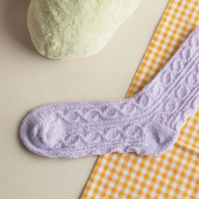 Monfoot Women S Pretzel Sleep SockS Purple