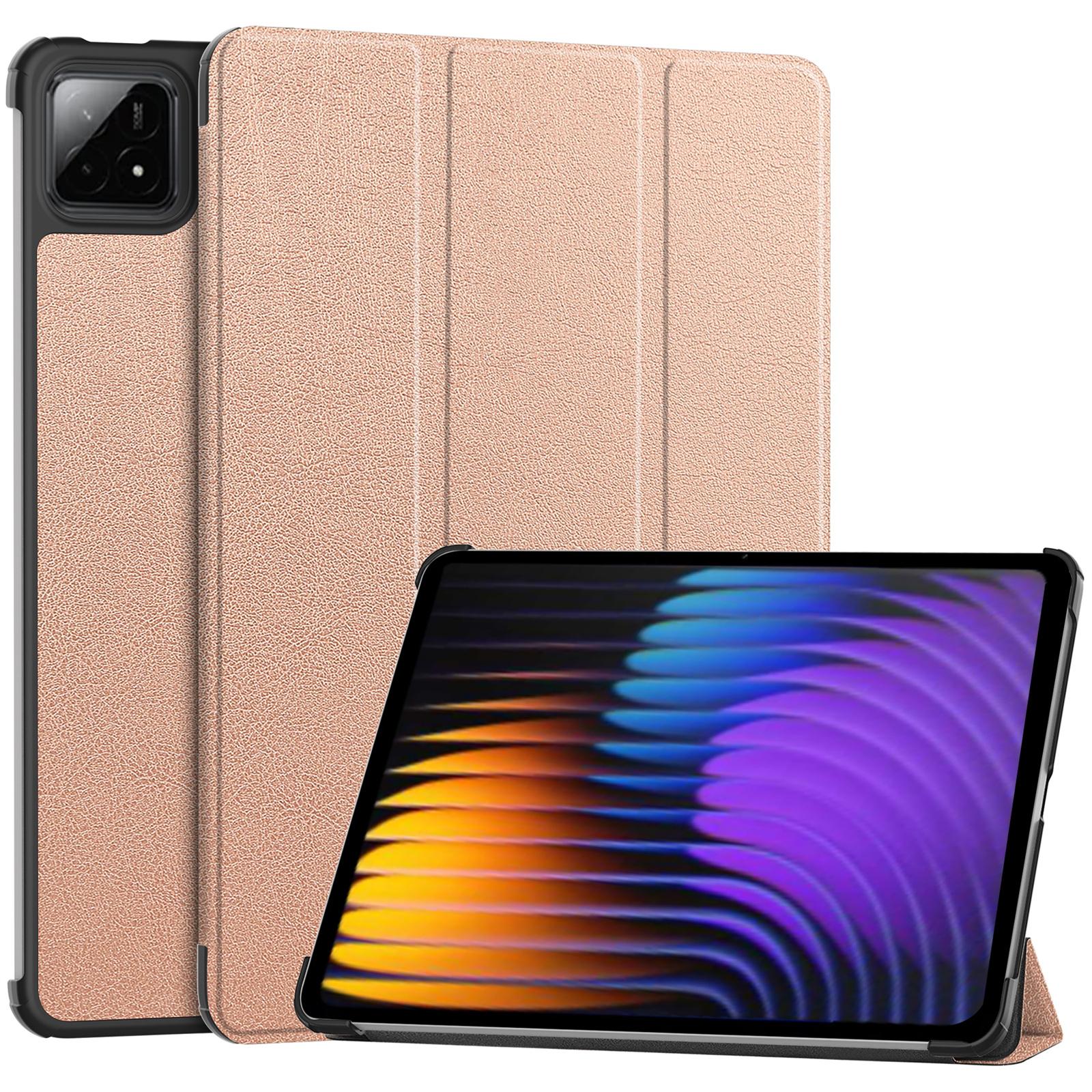 

Чехол для Xiaomi Poco Pad X1/Pad 8 Pro/Pad 8/Pad 7 Pro/Pad 7, противоударный, кожаный, с подставкой, чехол-книжка для планшета B