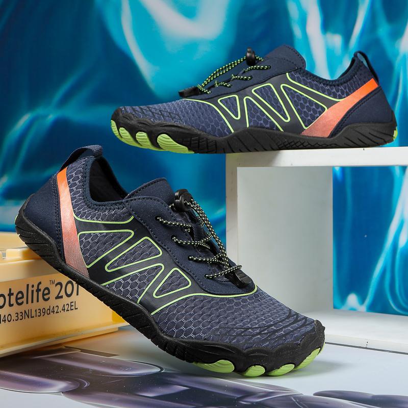 

Мужские босоножки на плоской подошве с широкими ладонями для вождения Женская розовая обувь для плавания в воде Обувь для йоги и фитнеса Большой размер EU: 36 синий