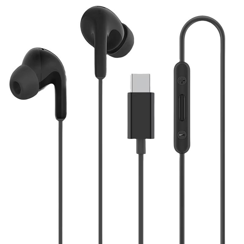 Noise-Reducing Type-C Wired Earphones: Universal In-Ear with High-Quality Call Sound