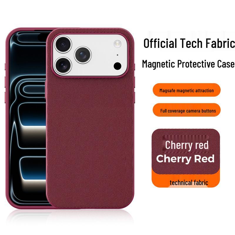iPhone 17 Pro Max Magnetisches Tech-Stoff-Case mit KI-Kamerataste für Apple 16/15