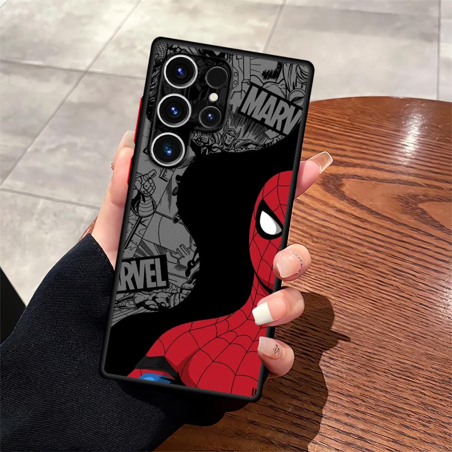Case for Samsung Galaxy S26 S22 S23 FE S20 S25 Ultra S21 S24 Plus Note 20 10+ Funda Phone Cover Marvels Spider-Man Venom
