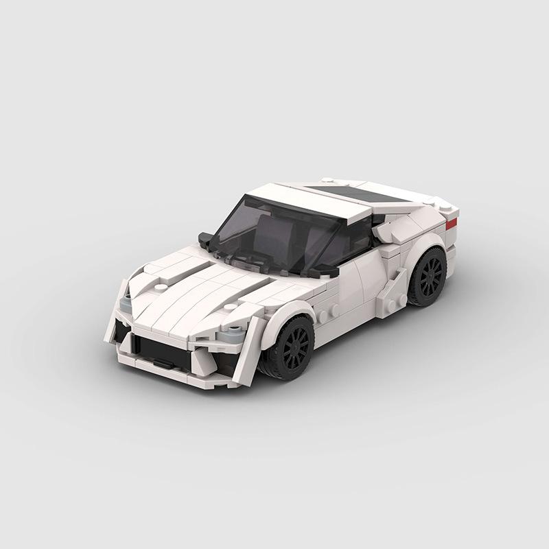 Technical Speed Car MOC City Racing Car Rally Building Blocks Bricks Set Retro Ornament Diy Toys For  Kid Adults Birthday Gifts