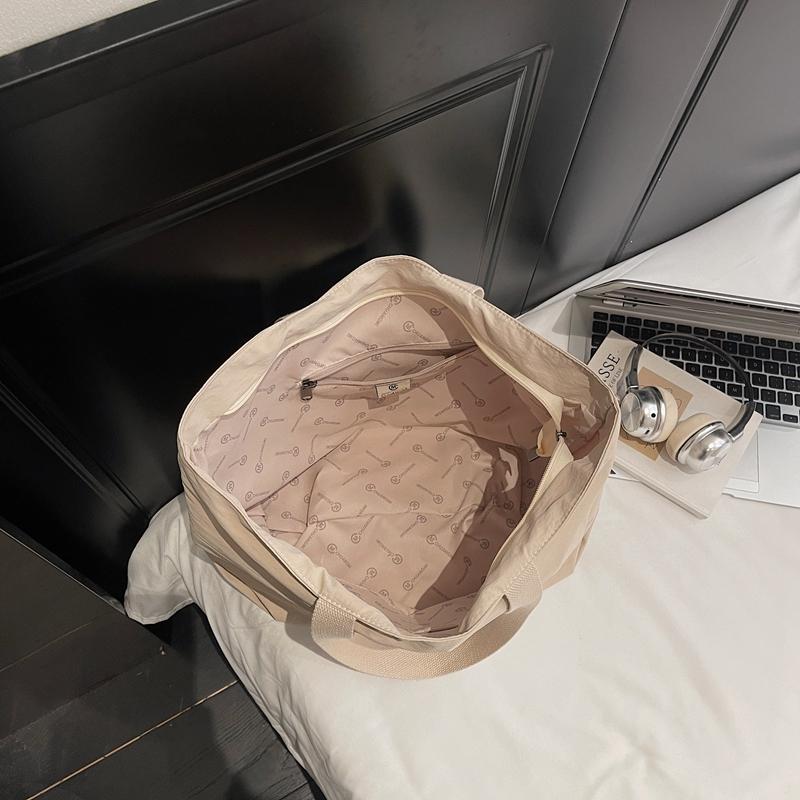 Commuter Shoulder Bag Handbag Women's Solid Color Tote Bag