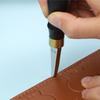 2.0 2.5 3.5 4.5 5.0mm Leather Edges Crafting Tool Leather Edges Creaser with Handle Leather Craft Tool