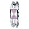 Women's Watch Rectangular Dial Skeleton Band Alloy Stainless Steel Watches Elegant Delicate Quartz Wristwatches Reloj De Mujer