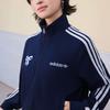 Adidas Originals Retro Stripe Zip Sports Long Sleeve Jacket Women jackets LF1183