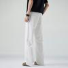 Summer New White Jeans Men's Sailuo Three-spun Loose Straight Wide-leg Men's Pants