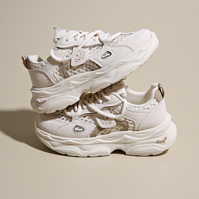 Fashion Fashion Breathable Chunky Sneakers Women 2025 Spring Summer New  Non Slip Wading Shoes Woman Thick Sole Platform Sports Shoes