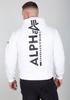 Зимняя куртка Alpha Industries MA-1 ZH Back Print (128113) белый/черный принт