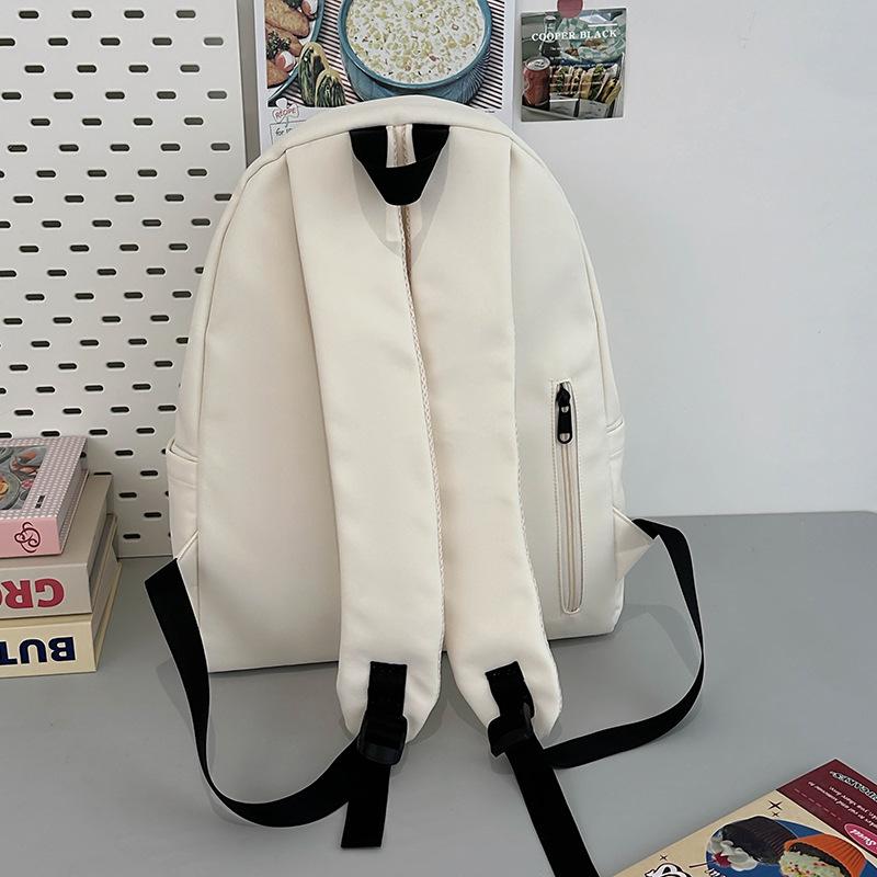 Cute graffiti college style schoolbag women's casual fashion versatile high-value backpack lightweight large-capacity backpack