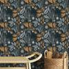 Boho Floral Peel and Stick Wallpaper Leaf Self Adhesive Wallpaper Retro Wall Decor Vintage Botanical Removable Contact Paper