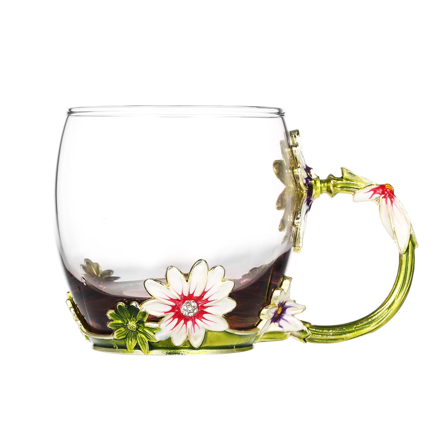 

Красная роза, эмалированная чашка для воды, кружка для питья с ручкой, дизайнерская чашка для чая и кофе Green,type 2