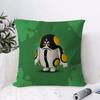 Cartoon Cute BBen Cushion Cover Eco Linen Pillow Case DoubleSided Print Breathable Durable Zipper Home Decor Gift