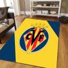 Villarreal Club de Fútbol Flannel Pattern Square Carpet,Area Rug,Carpet Rug for Living Room Bedroom Sofa Playroom Decor,Non-slip Floor Mat