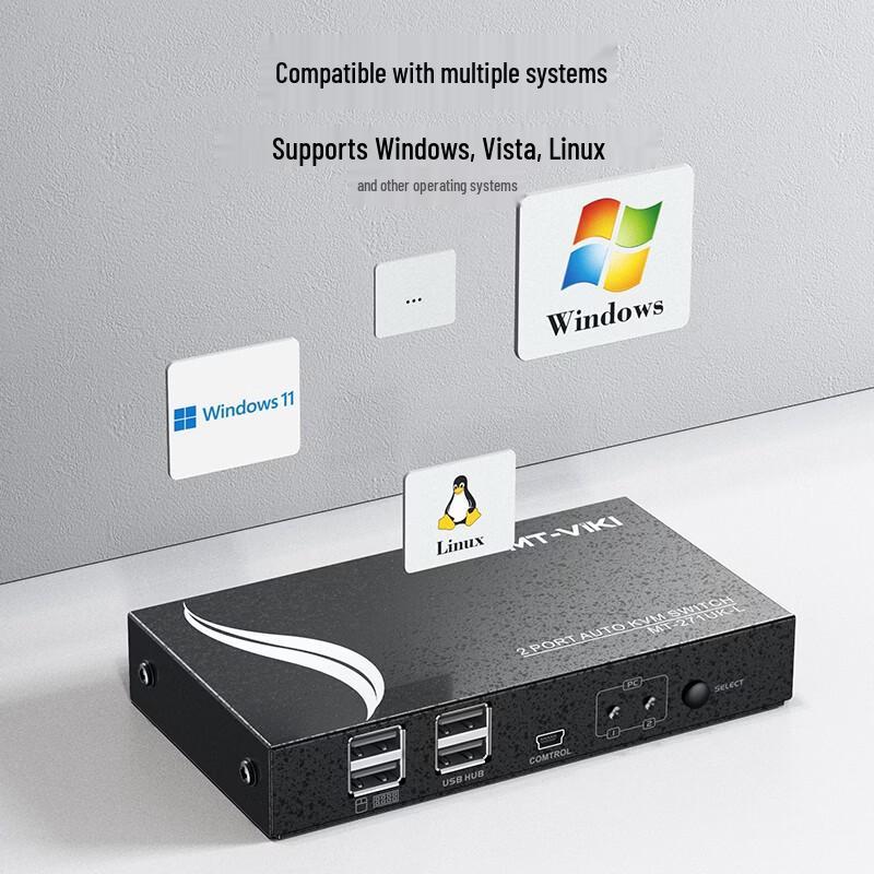 MT-Viki 2-Port VGA KVM Switch