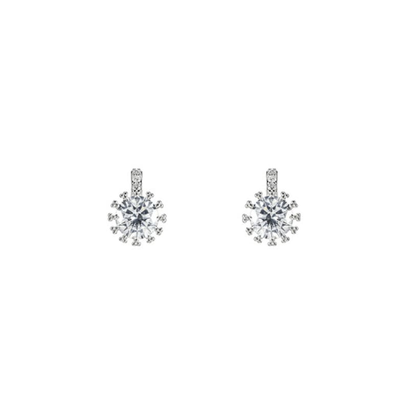

JYDDM Snowflake Point Stud Earrings SILVER