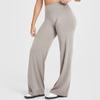 High-Waisted Wide Leg Yoga Pants Women Breathable Stretchy Workout Trousers 9/10 Length Slimming Fit