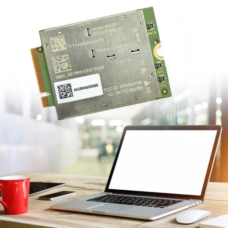 4G LTE Portable Module EM7511 M.2 LTE 4G Networking Card PCIE M.2 Networking Module Wireless Card for Laptop PC