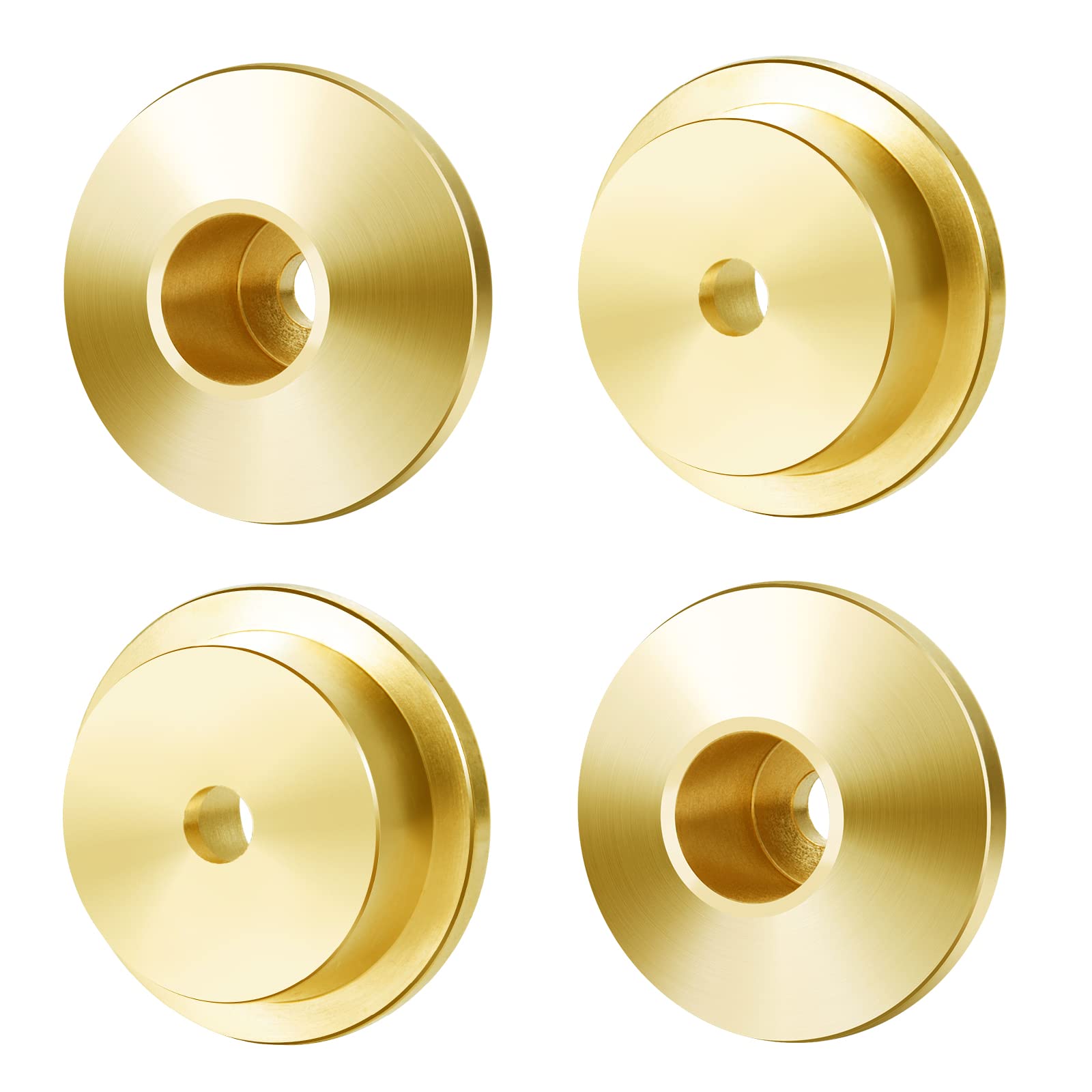 

TRZX Brass Shock Spring Retainer Shock Cup Counterweight for 1/6 Axial SCX6 AXI05000 RC Crawler Car