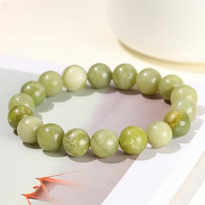 Brățară din jad natural de 8 mm, stil la modă și proaspăt, design de nișă, bijuterii cu mărgele rotunde cu inel unic pentru fete