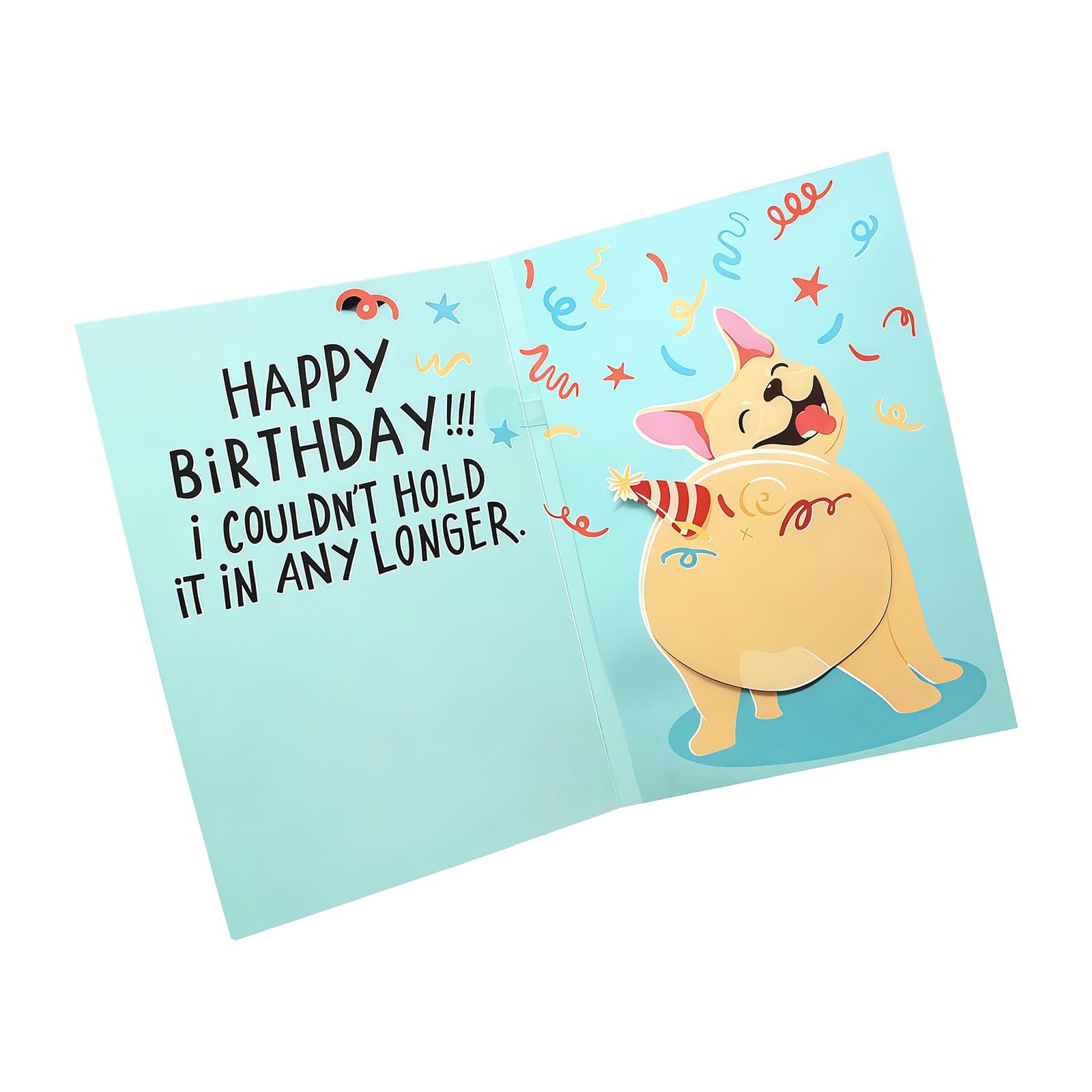 

Unique Animal Themed Birthday Card Colorful Printed Dog Themed Card For Birthdays Anniversaries And Celebrations 1