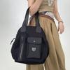 Ladies Mesh Splicing Multi-Pocket Shoulder Bag Large Capacity Retro Multi-Functional Backpack