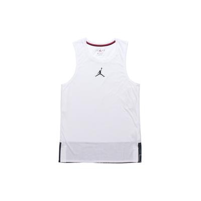 23 Alpha Dry Canotta da Basket a Gamba Dritta Uomo Top Bianco CJ5545-100