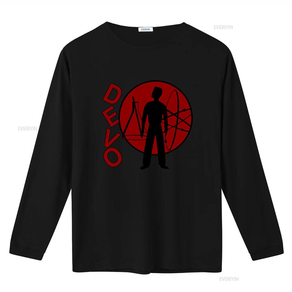 Devo Band T Shirt Cotton All Sizes Retro Rock Music Design Vintage Washed Homme Graphic Top For Everyday Wear Slightly