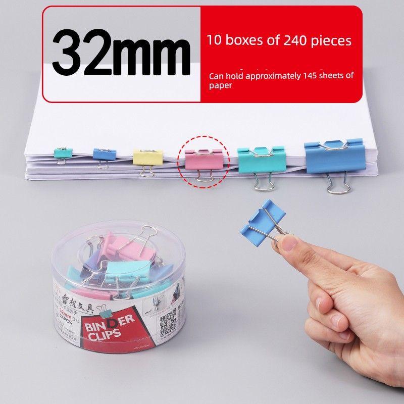 Large and Medium Size Small Size Office Office Supplies Bill Folder Multi-Specification Material Clip Classification Iron Clamp Storage Wholesale