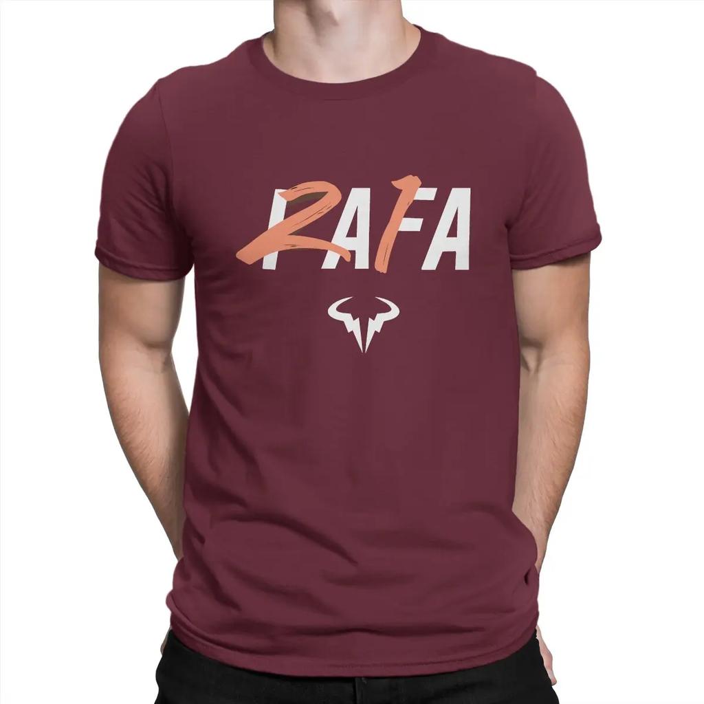 Men's T-Shirts Poster Leisure 100% Cotton Tee Shirt Short Sleeve R-RAFA T Shirts Crew Neck Clothes Printing