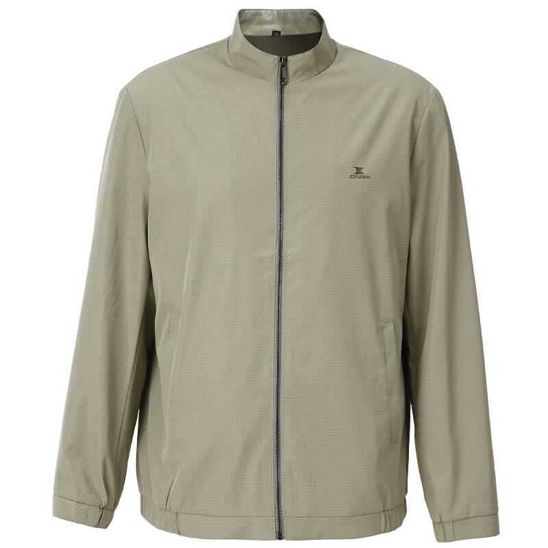 

Men s Dark Pattern Stand-Collar Jacket L