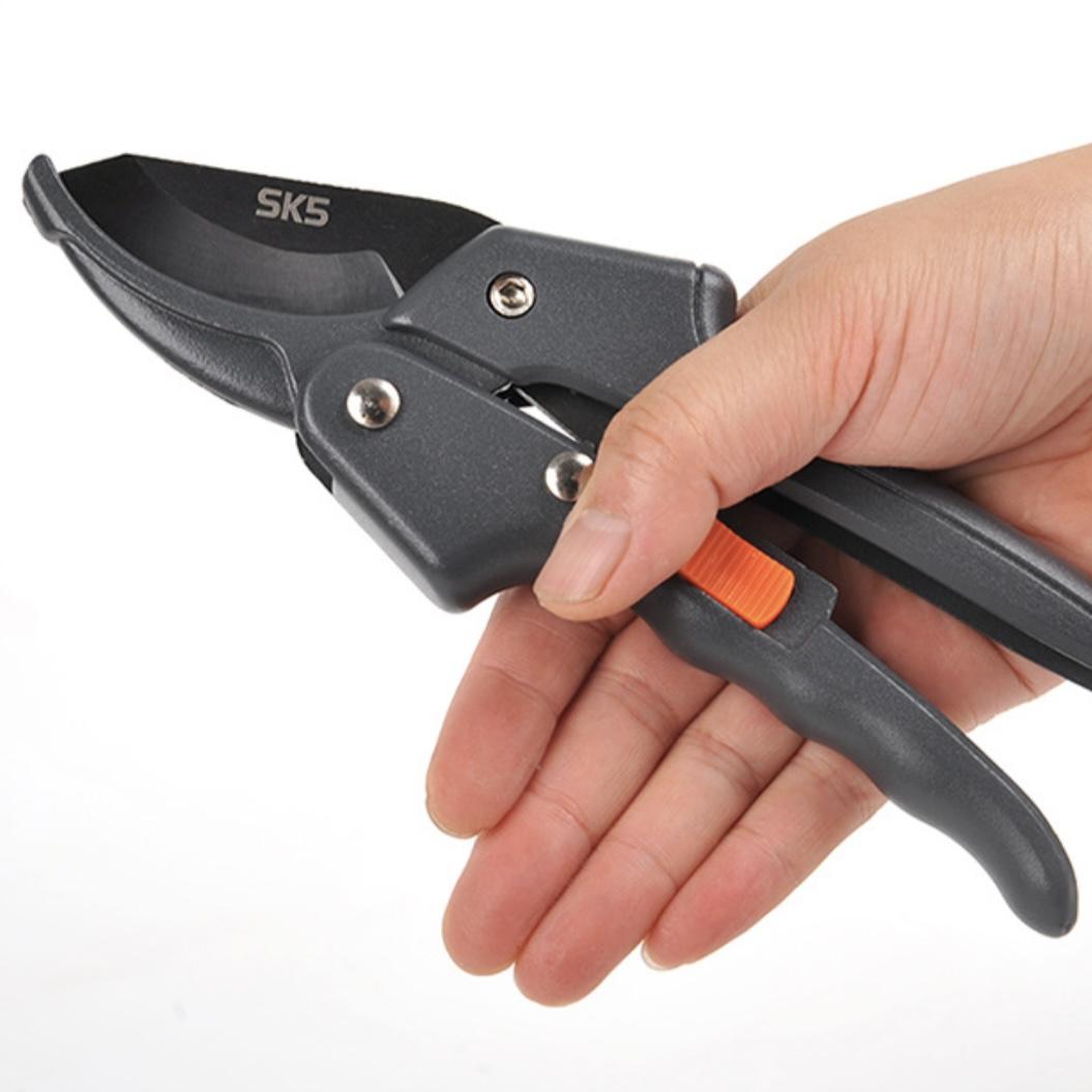 

Эргономичные секаторы повышенной прочности, удобные для захвата, нескользящие, острые лезвия, садовые ножницы для садоводства, ландшафтного дизайна и обрезки чёрный