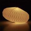 Pumpkin Origami Lantern: Wabi-Sabi Stone Paper Lamp for Bedroom and Restaurant Décor