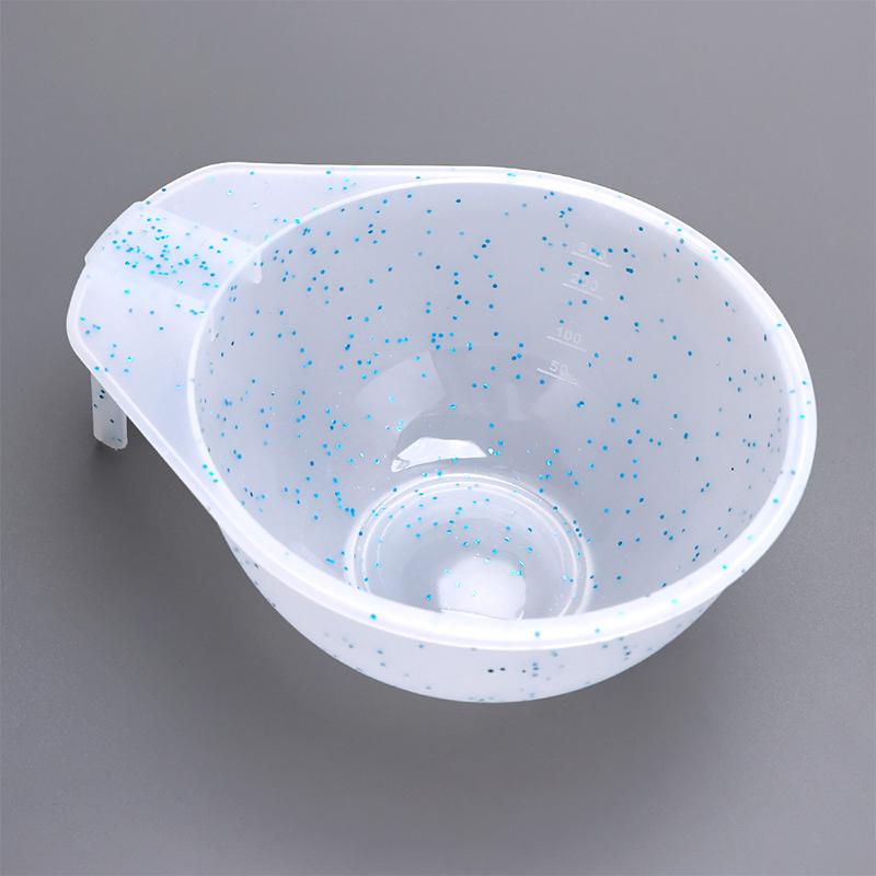 

Миска для окрашивания волос с насадками для ушей, миска для размешивания краски для волос, аппликатор для укладки волос, аксессуары для укладки синий