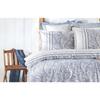Parure de lit - 1 housse de couette 220 x 240 cm + 2 taies d'oreiller 60 x 60 cm - 100% coton renforcé - Bleu