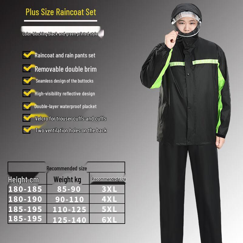 OEING Split Rain Suit Set