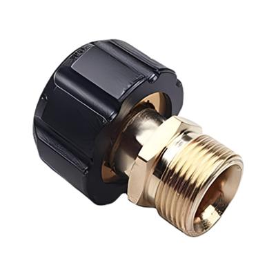 Raccord Rapide pour Tuyau de Lave-Haute Pression Adaptateur pour Lave-Haute Pression Connexion Rapide au Lave-Haute Pression Filetage Mâle M22x1.5 vers Filetage Femelle M22x1.5