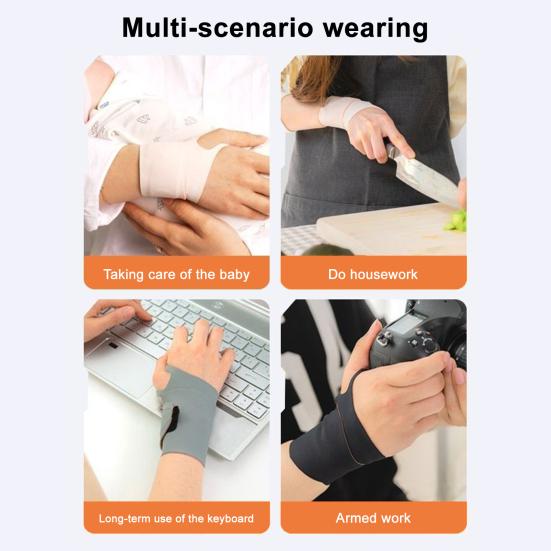 1 Pc Wrist Brace for Men Women Adjustable Wrist Support Brace for Carpal Tunnel Arthritis Tendonitis Pain Relief Wrist Compression Wrap