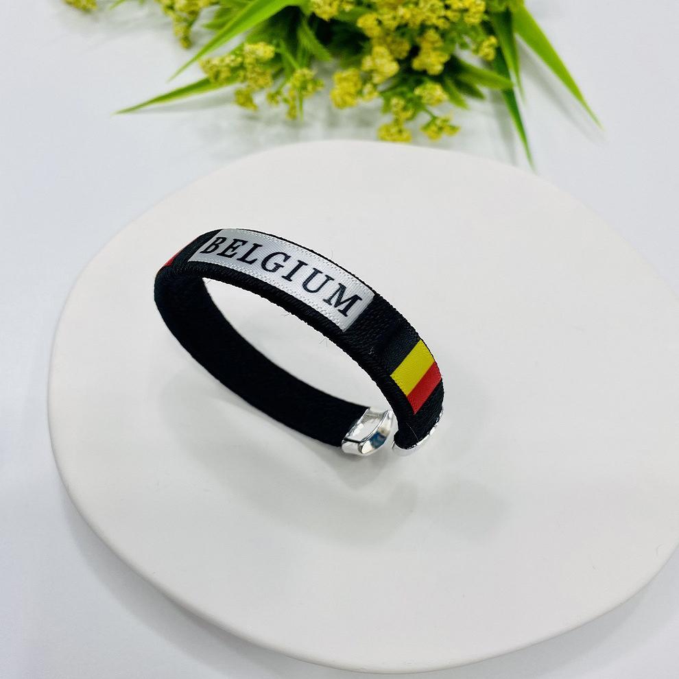 Modisches Gewebtes Fußballfan-Armband 2026 Fifa Weltmeisterschaft Armbänder Jungen Mädchen Nationalflaggen-Bandarmband