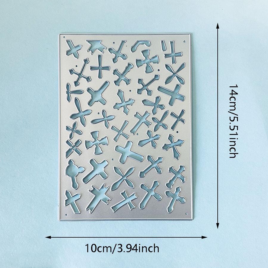 Little Cross Background Board Metal Cutting Dies Stencils for DIY Scrapbook Photo Album Paper Card Decorative Craft Embossing Dies
