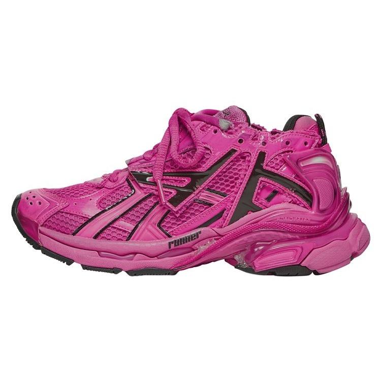 (WMNS) Balenciaga Runner Sneakers `Fuchsia Mesh