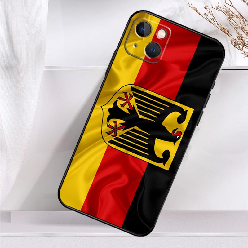 

Germany Flag Banner Shockproof Case For iPhone 17 16 Pro Max 11 14 15 Plus 12 13 Mini 16e 17 Air Phone Cover iPhone 17 Pro