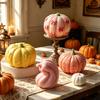 Halloween Pumpkin Candle Silicone Mold DIY Bow Tie Pumpkin Design Plaster Casting Mould Halloween Decor Candle Making Supplies