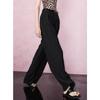 Women's High-Waist Loose Wide-Leg Floor-Length Suit Pants