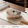 Transparent Single Layer Dried Fruit & Snack Serving Plate