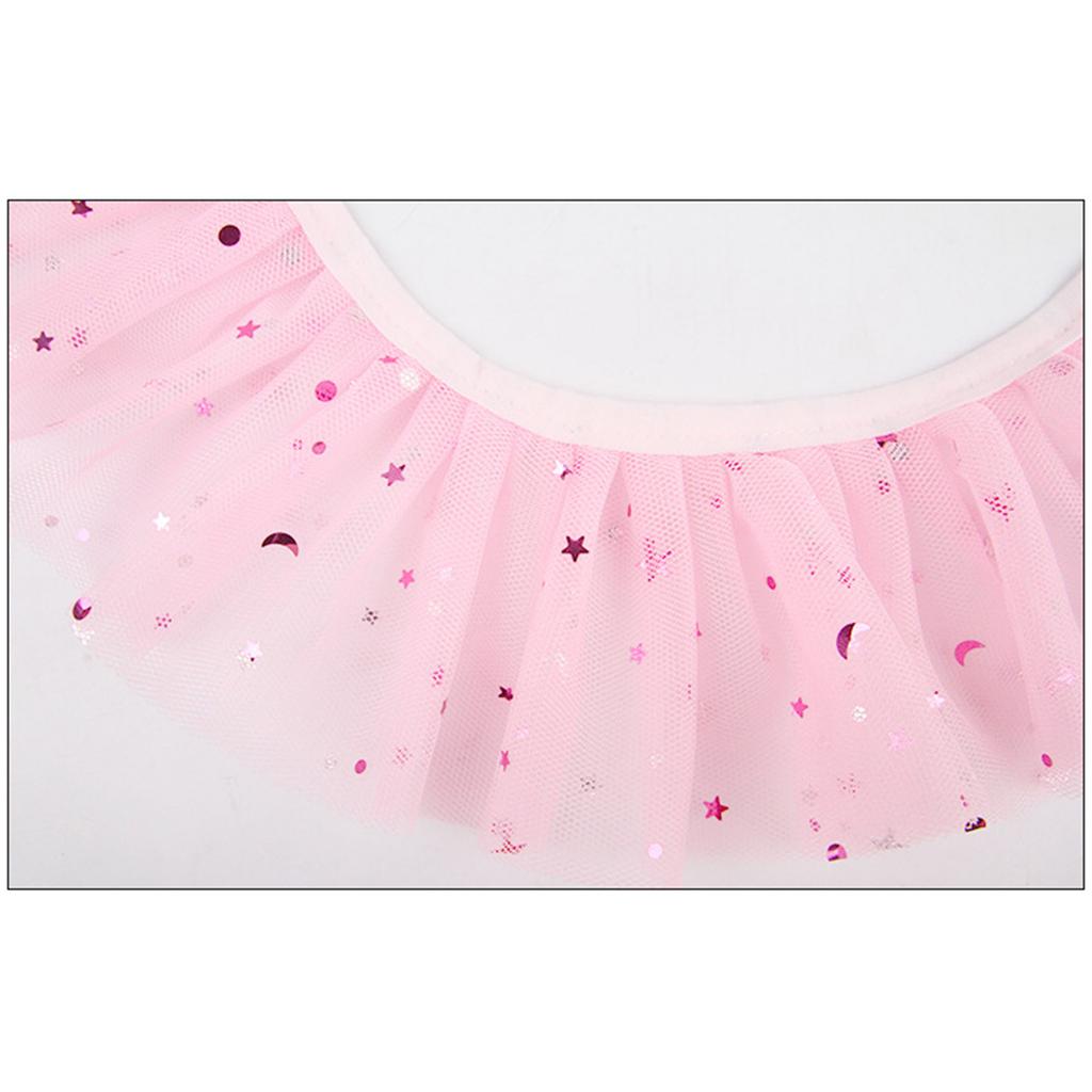 Pet Princess Crown and Collar Set Sequins Tulle Pearls Birthday Party Outfit Gift for a Festive Look Birthday Party